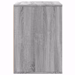 vidaXL Corner Chest of Drawers Storage Drawer Side Cabinet Engineered Wood - grey sonoma, 80 x 41 x 58 cm - Additional view 5