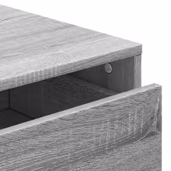 vidaXL Corner Chest of Drawers Storage Drawer Side Cabinet Engineered Wood - grey sonoma, 80 x 41 x 58 cm - Additional view 7