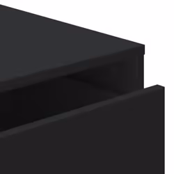 vidaXL Corner Chest of Drawers Storage Drawer Side Cabinet Engineered Wood - black, 40 x 41 x 76 cm - Additional view 7