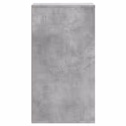 vidaXL Corner Chest of Drawers Storage Drawer Side Cabinet Engineered Wood - concrete grey, 40 x 41 x 76 cm - Additional view 5