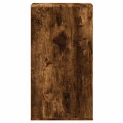 vidaXL Corner Chest of Drawers Storage Drawer Side Cabinet Engineered Wood - smoked oak, 40 x 41 x 76 cm - Additional view 5