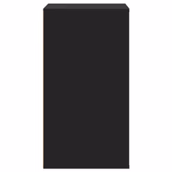 vidaXL Corner Chest of Drawers Storage Drawer Side Cabinet Engineered Wood - black, 60 x 41 x 76 cm - Additional view 5