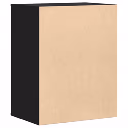 vidaXL Corner Chest of Drawers Storage Drawer Side Cabinet Engineered Wood - black, 60 x 41 x 76 cm - Additional view 6