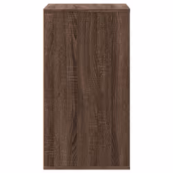 vidaXL Corner Chest of Drawers Storage Drawer Side Cabinet Engineered Wood - brown oak, 60 x 41 x 76 cm - Additional view 5