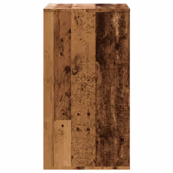 vidaXL Corner Chest of Drawers Storage Drawer Side Cabinet Engineered Wood - old wood, 60 x 41 x 76 cm - Additional view 5