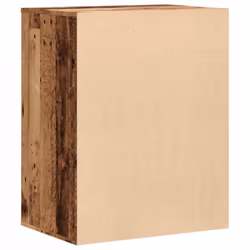 vidaXL Corner Chest of Drawers Storage Drawer Side Cabinet Engineered Wood - old wood, 60 x 41 x 76 cm - Additional view 6