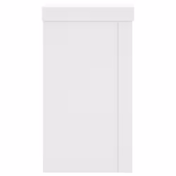 vidaXL Plant Stands Garden Plant Pot Holder Flower Stand 2 pcs Engineered wood - white, 10 x 10 x 18 cm - Additional view 5