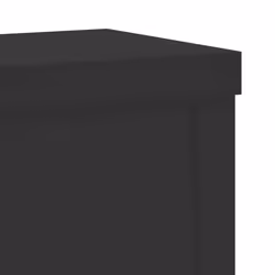 vidaXL Plant Stands Garden Plant Pot Holder Flower Stand 2 pcs Engineered wood - black, 10 x 10 x 18 cm - Additional view 7