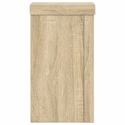 vidaXL Plant Stands Garden Plant Pot Holder Flower Stand 2 pcs Engineered wood - sonoma oak, 10 x 10 x 18 cm - Additional view 4