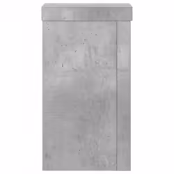 vidaXL Plant Stands Garden Plant Pot Holder Flower Stand 2 pcs Engineered wood - concrete grey, 10 x 10 x 18 cm - Additional view 4