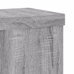 vidaXL Plant Stands Garden Plant Pot Holder Flower Stand 2 pcs Engineered wood - grey sonoma, 10 x 10 x 18 cm - Additional view 7
