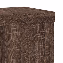 vidaXL Plant Stands Garden Plant Pot Holder Flower Stand 2 pcs Engineered wood - brown oak, 10 x 10 x 18 cm - Additional view 7