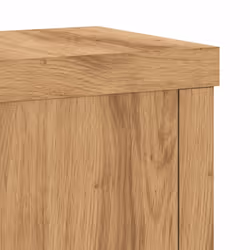 vidaXL Plant Stands Garden Plant Pot Holder Flower Stand 2 pcs Engineered wood - oak, 10 x 10 x 18 cm - Additional view 7