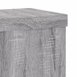 vidaXL Plant Stands Garden Plant Pot Holder Flower Stand 2 pcs Engineered wood - grey sonoma, 15 x 15 x 20 cm - Additional view 7