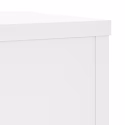 vidaXL Plant Stands Garden Plant Pot Holder Flower Stand 2 pcs Engineered wood - white, 20 x 20 x 30 cm - Additional view 7