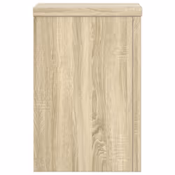 vidaXL Plant Stands Garden Plant Pot Holder Flower Stand 2 pcs Engineered wood - sonoma oak, 20 x 20 x 30 cm - Additional view 5