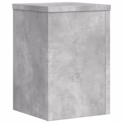 vidaXL Plant Stands Garden Plant Pot Holder Flower Stand 2 pcs Engineered wood - concrete grey, 20 x 20 x 30 cm - Additional view 6