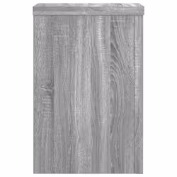 vidaXL Plant Stands Garden Plant Pot Holder Flower Stand 2 pcs Engineered wood - grey sonoma, 20 x 20 x 30 cm - Additional view 4