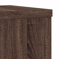 vidaXL Plant Stands Garden Plant Pot Holder Flower Stand 2 pcs Engineered wood - brown oak, 20 x 20 x 30 cm - Additional view 7