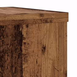 vidaXL Plant Stands Garden Plant Pot Holder Flower Stand 2 pcs Engineered wood - old wood, 20 x 20 x 30 cm - Additional view 7