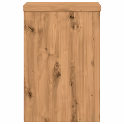 vidaXL Plant Stands Garden Plant Pot Holder Flower Stand 2 pcs Engineered wood - oak, 20 x 20 x 30 cm - Additional view 5