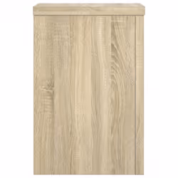 vidaXL Plant Stands Garden Plant Pot Holder Flower Stand 2 pcs Engineered wood - sonoma oak, 25 x 25 x 35 cm - Additional view 4