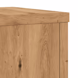 vidaXL Plant Stands Garden Plant Pot Holder Flower Stand 2 pcs Engineered wood - oak, 25 x 25 x 35 cm - Additional view 7