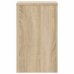 vidaXL Plant Stands Garden Plant Pot Holder Flower Stand 2 pcs Engineered wood - sonoma oak, 30 x 30 x 50 cm - Additional view 4