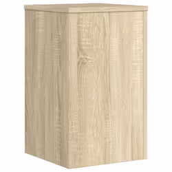 vidaXL Plant Stands Garden Plant Pot Holder Flower Stand 2 pcs Engineered wood - sonoma oak, 30 x 30 x 50 cm - Additional view 6