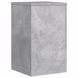 vidaXL Plant Stands Garden Plant Pot Holder Flower Stand 2 pcs Engineered wood - concrete grey, 30 x 30 x 50 cm - Additional view 6