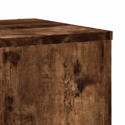 vidaXL Plant Stands Garden Plant Pot Holder Flower Stand 2 pcs Engineered wood - smoked oak, 30 x 30 x 50 cm - Additional view 7