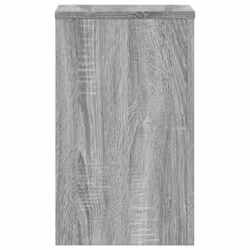 vidaXL Plant Stands Garden Plant Pot Holder Flower Stand 2 pcs Engineered wood - grey sonoma, 30 x 30 x 50 cm - Additional view 5