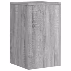 vidaXL Plant Stands Garden Plant Pot Holder Flower Stand 2 pcs Engineered wood - grey sonoma, 30 x 30 x 50 cm - Additional view 6