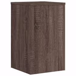 vidaXL Plant Stands Garden Plant Pot Holder Flower Stand 2 pcs Engineered wood - brown oak, 30 x 30 x 50 cm - Additional view 6