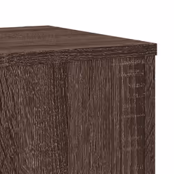 vidaXL Plant Stands Garden Plant Pot Holder Flower Stand 2 pcs Engineered wood - brown oak, 30 x 30 x 50 cm - Additional view 7