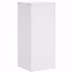 vidaXL Plant Stands Garden Plant Pot Holder Flower Stand 2 pcs Engineered wood - white, 30 x 30 x 70 cm - Additional view 6