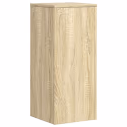 vidaXL Plant Stands Garden Plant Pot Holder Flower Stand 2 pcs Engineered wood - sonoma oak, 30 x 30 x 70 cm - Additional view 6
