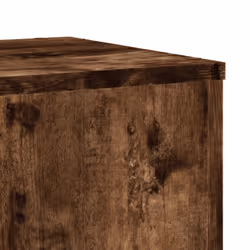 vidaXL Plant Stands Garden Plant Pot Holder Flower Stand 2 pcs Engineered wood - smoked oak, 30 x 30 x 70 cm - Additional view 7