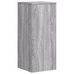 vidaXL Plant Stands Garden Plant Pot Holder Flower Stand 2 pcs Engineered wood - grey sonoma, 30 x 30 x 70 cm - Additional view 6