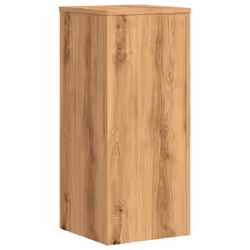 vidaXL Plant Stands Garden Plant Pot Holder Flower Stand 2 pcs Engineered wood - oak, 30 x 30 x 70 cm - Additional view 5