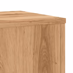vidaXL Plant Stands Garden Plant Pot Holder Flower Stand 2 pcs Engineered wood - oak, 30 x 30 x 70 cm - Additional view 6