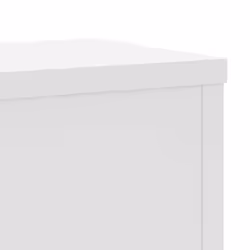 vidaXL Plant Stands Garden Plant Pot Holder Flower Stand 2 pcs Engineered wood - white, 17 x 17 x 60 cm - Additional view 7