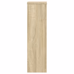 vidaXL Plant Stands Garden Plant Pot Holder Flower Stand 2 pcs Engineered wood - sonoma oak, 17 x 17 x 60 cm - Additional view 4