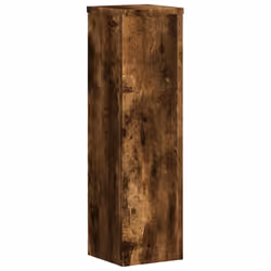 vidaXL Plant Stands Garden Plant Pot Holder Flower Stand 2 pcs Engineered wood - smoked oak, 17 x 17 x 60 cm - Additional view 6
