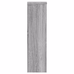 vidaXL Plant Stands Garden Plant Pot Holder Flower Stand 2 pcs Engineered wood - grey sonoma, 17 x 17 x 60 cm - Additional view 5