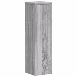 vidaXL Plant Stands Garden Plant Pot Holder Flower Stand 2 pcs Engineered wood - grey sonoma, 17 x 17 x 60 cm - Additional view 6