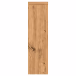 vidaXL Plant Stands Garden Plant Pot Holder Flower Stand 2 pcs Engineered wood - oak, 17 x 17 x 60 cm - Additional view 5