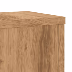 vidaXL Plant Stands Garden Plant Pot Holder Flower Stand 2 pcs Engineered wood - oak, 17 x 17 x 60 cm - Additional view 7