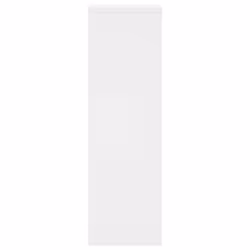vidaXL Plant Stands Garden Plant Pot Holder Flower Stand 2 pcs Engineered wood - white, 25 x 25 x 80 cm - Additional view 4