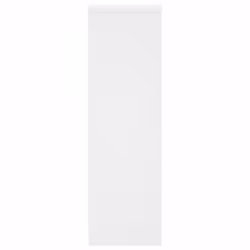 vidaXL Plant Stands Garden Plant Pot Holder Flower Stand 2 pcs Engineered wood - white, 25 x 25 x 80 cm - Additional view 5